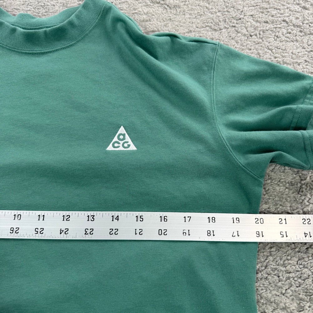 Nike ACG Dri-FIT ADV Women Green Boxy Crop T-Shirt FD2716-361 Medium - Picture 5 of 8